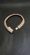 NEW LUXURY 10K ROSE GOLD MIAMI CUBAN 9.30 CARATS DIAMOND BRACELET