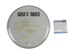 Guns N Roses Matt Sorum Signed Custom Framed Drum Head Drumhead Display ACOA