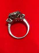 CERTIFIED 14K WHITE GOLD AND DIAMOND RING