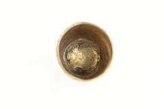 10K Yellow Gold Victorian Ornate Scroll Size 9 Thimble Sewing Tool