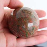 Tremendous 1,051ct Unakite sphere