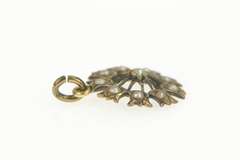 10K Yellow Gold Victorian Seed Pearl Flower Cluster Charm/Pendant