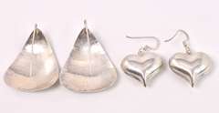 Vintage Sterling Silver Earring Lot