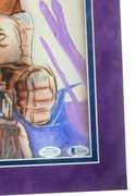 Floyd Mayweather Autographed Hand Painted Framed Canvas BAS Witness ACOA