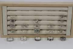Sterling Silver Curated Ring Assortment Various Sizes & Styles (20 Ring Lot)