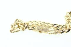 14kt Yellow Gold & CZ Bracelet