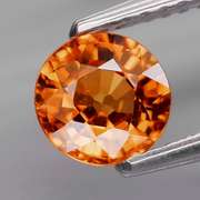 Top luster 1.15ct natural Imperial Zircon