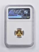 MS69 1986 China 5 Yuan Gold Panda 1/10 Oz. .999 Fine Gold NGC