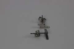 14 Pairs of Stainless Steel Lightning Bolt Earrings