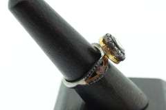 Sterling Silver & Diamond Ring