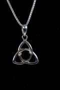 Sterling Silver Garnet Pendant