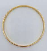 21kt Solid Yellow Gold Bangle Bracelet