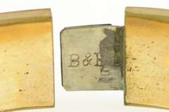 Gold Filled Elaborate Floral Leaf Vine Pattern Bangle Bracelet