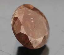 Gorgous color! 1.08ct round cut orange red Diamond solitaire