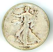 1945 Walking Liberty Half Dollar