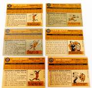 10 Topps 1960 Baseball Cards