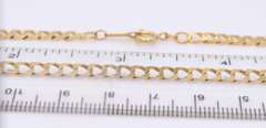 Wonderful 18kt Yellow Gold Cuban Link Chain Necklace
