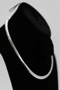 Sterling Silver Italian Omega Necklace 6mm Solid 925 Italy New Cubetto Chain 18"