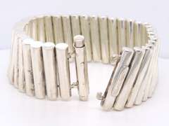 Robert Lee Morris Wide Link Sterling Silver Bracelet