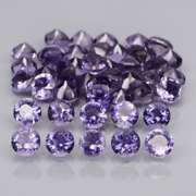 Awesome 4.56ct high luster blue violet Iolite set