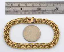 Popular 14k YG Vintage Charm Bracelet