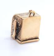 Cute Yellow Gold Casino Charm