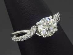 Certified Diamond Engagement Ring