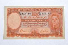 (1933-1939) Commonwealth Of Australia 10 Shillings - World Note