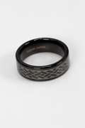 Men's Tungsten Carbide Celtic Weave Wedding Band Comfort Fit Ring Size 11