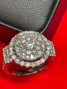 CERTIFIED 14K WHITE GOLD AND DIAMOND RING