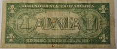 Series 1935A $1 Silver Certificate Hawaii WW2 Emergency Note, Circulated.