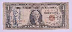 1935-A $1 US Silver Certificate - Hawaii Overprint - Short Snorter
