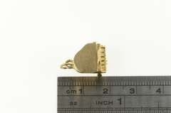 14K Yellow Gold 3D Grand Piano Musical Instrument Charm/Pendant
