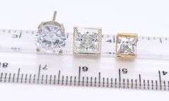 Group Lot of Vintage 925 Sterling Silver Earrings