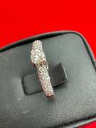 CERTIFIED LADIES 14K WHITE GOLD AND DIAMOND RING