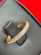 14K YELLOW GOLD AND DIAMOND BAND