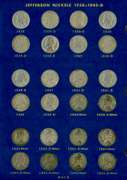 Complete Set of 71 Jefferson Nickels in Album