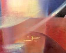 Sussan Afrasiabian Original Oil on Canvas "White Whisper"