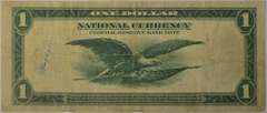 Series Of 1918 $1 Federal Reserve Bank Note Richmond, FR.721, Circulated.
