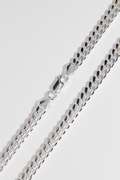 .925 Sterling Silver 6mm Diamond Cut Miami Cuban Link Chain 24 Inches