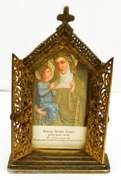 Beautiful Early Saint Anne French Triptych