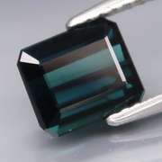 Elegant 1.55ct untreated gray blue Tourmaline