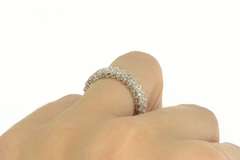 Platinum 1.76 Ctw Marquise Diamond Wedding Band Ring