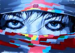 MODERN HAND PAINTED OIL PAINTING ON CANVAS