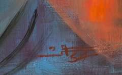 Sussan Afrasiabian Original Oil on Canvas "At Peace"