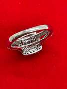 CERTIFIED LADIES 14K WHITE GOLD AND DIAMOND RING
