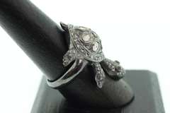 Sterling Silver & Diamond Ring