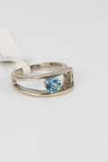 Sterling Silver Blue Topaz Gemstone Ring