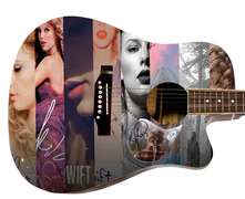 Taylor Swift Autographed Signed Custom Photo Graphics Guitar ACOA