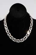 .925 Sterling Silver 13.5mm Anchor Link Chain 18 Inches